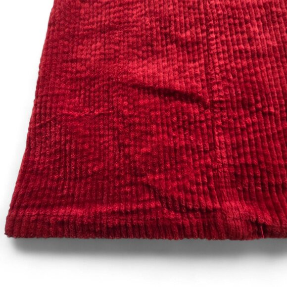 Disney Turning Red Panda Womens 3XL Corduroy Mini Skirt Embroidery Snap Front - Picture 5 of 12